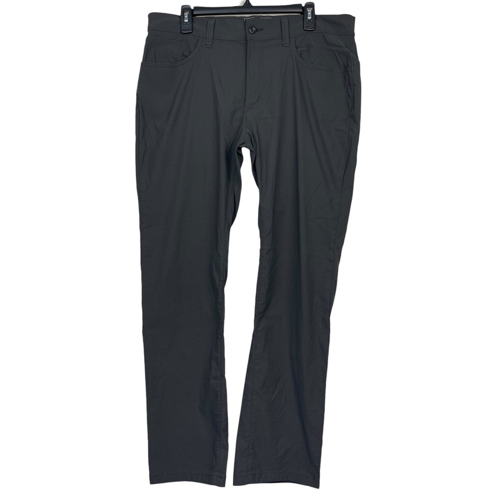 Eddie Bauer TRAVEX Hiking Travel Pants Mens‎ 38x32 Gray Nylon Stretch  11607903